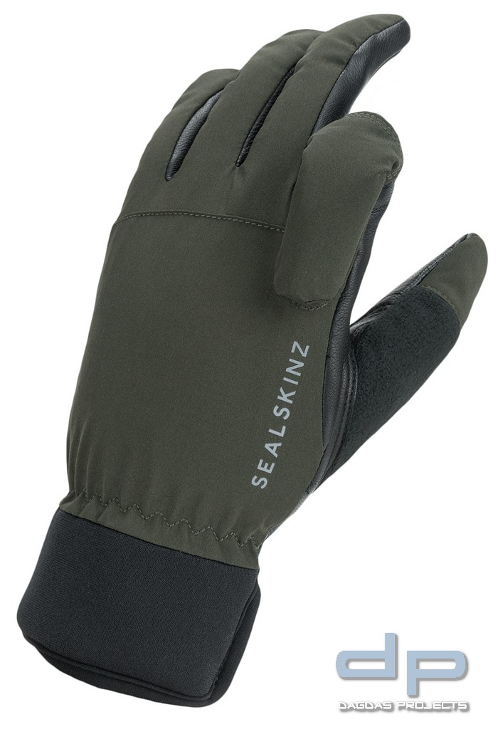 SealSkinz Waterproof All Weather Shooting Glove in oliv