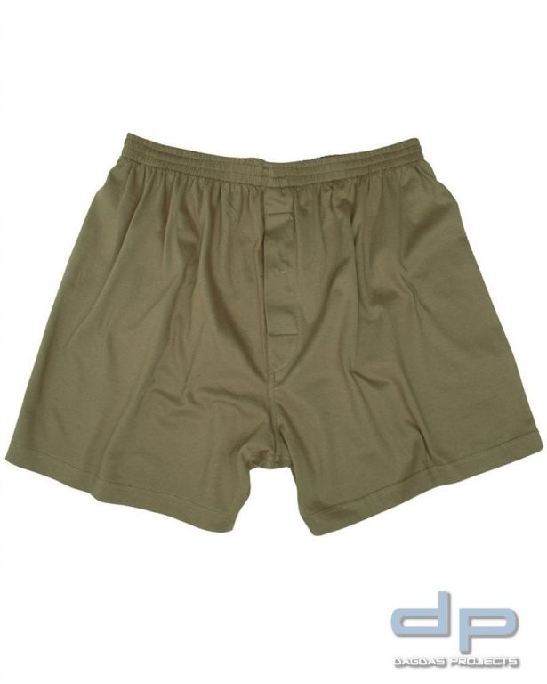 BW Boxer Short Mil-Tec oliv VPE 5 je Gr.