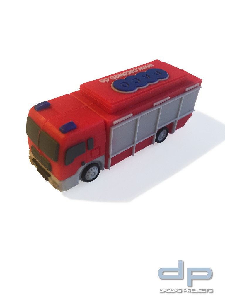 FEUERWEHR USB Stick 3D Feuerwehrauto Rüstwagen 16 GB