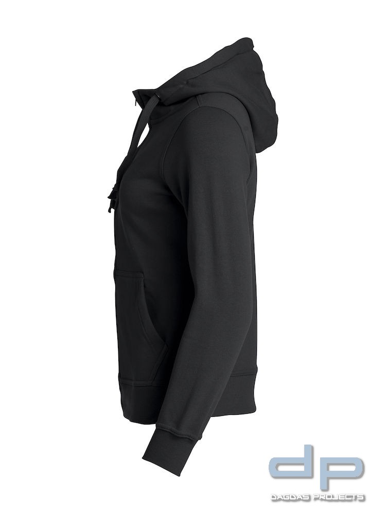 Basic Hoody Full zip Ladies in verschiedenen Farben mit Wunschaufdruck