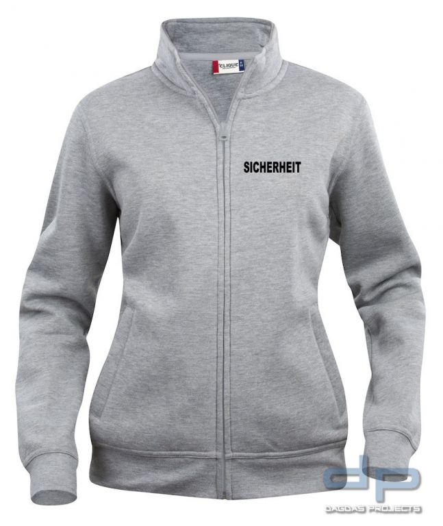 Damen Sweat Jacke Behörde mit Wunschaufdruck in verschiedenen Farben