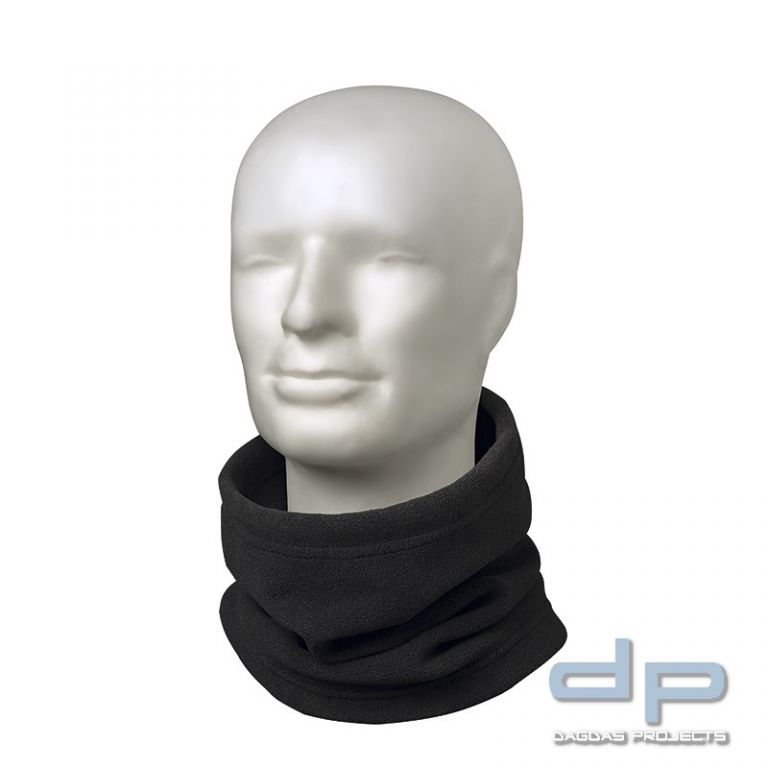 Fleece Schal in Schwarz