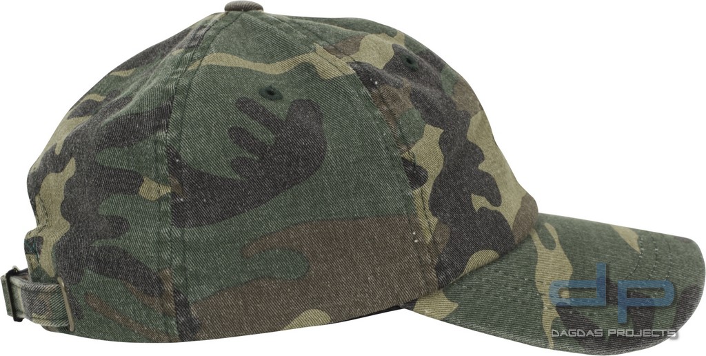 Low Profile Camo Washed Cap in verschiedenen Farben