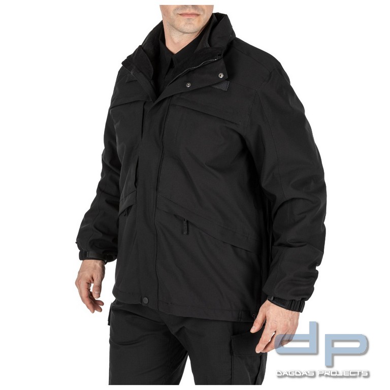 5.11 TACTICAL 3-IN-1 PARKA 2.0 in versch. Farben mit Wunschtext auf Brust und Rücken oder Panel