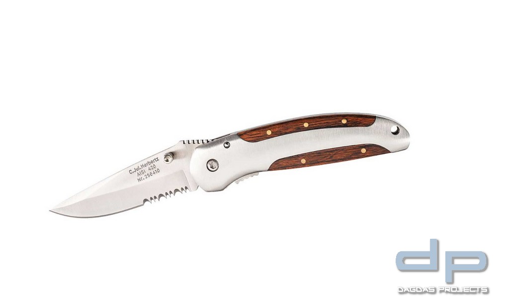 Einhandmesser mit Teilsägezahnung