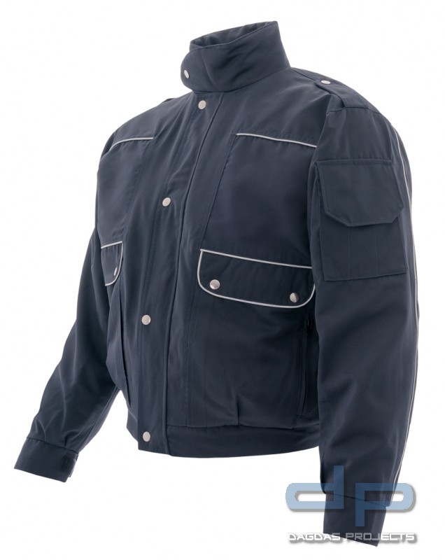 Blouson Tagesdienst-Ordnungsamt, marine -See it SAFE- mit Wunschtext auf Brust und Rücken
