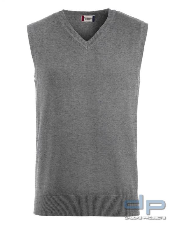 Herren Strickpullunder, V-Ausschnitt 100 % Baumwolle verschiedene Farben