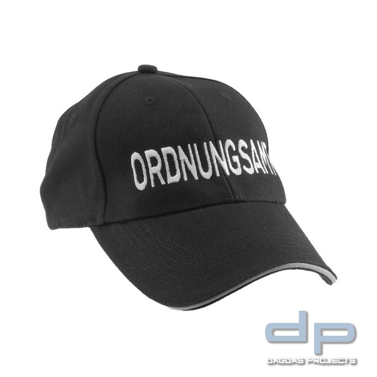COP® Basecap mit Stick - ORDNUNGSAMT vorne, Stickfarbe weiß, Einheitsgröße in verschiedenen Farben