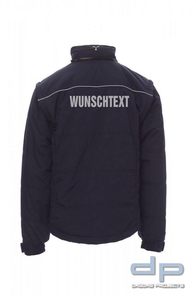 Payper Behördenjacke "WARM 2.0" in verschiedenen Farben mit Aufdruck nach Wunsch in Reflex Silber