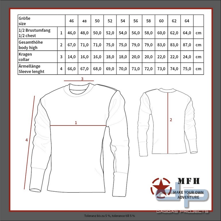 BW Pullover, mit Brusttasche, blau und MSS Logo