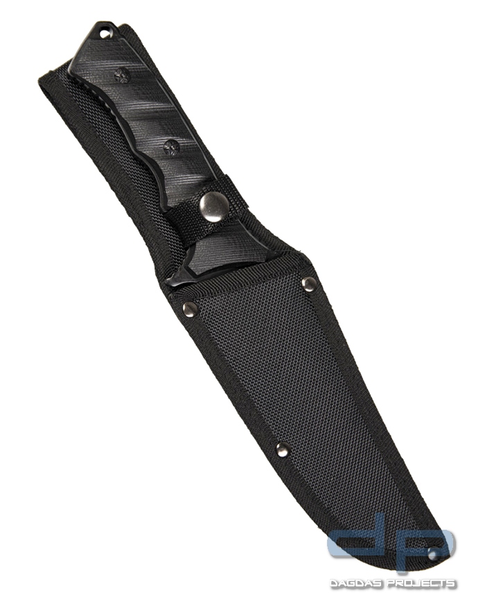 Mil-Tec Kampfmesser G10 mit Nylon Scheide