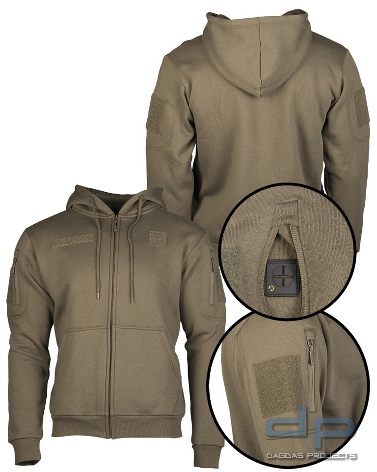 TACTICAL KAPUZENJACKE RANGER GREEN