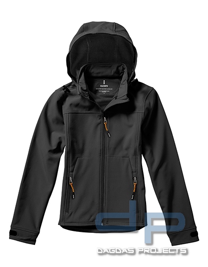 Damen Softshell Jacke tailliert in verschiedenen Farben mit Wunschtext
