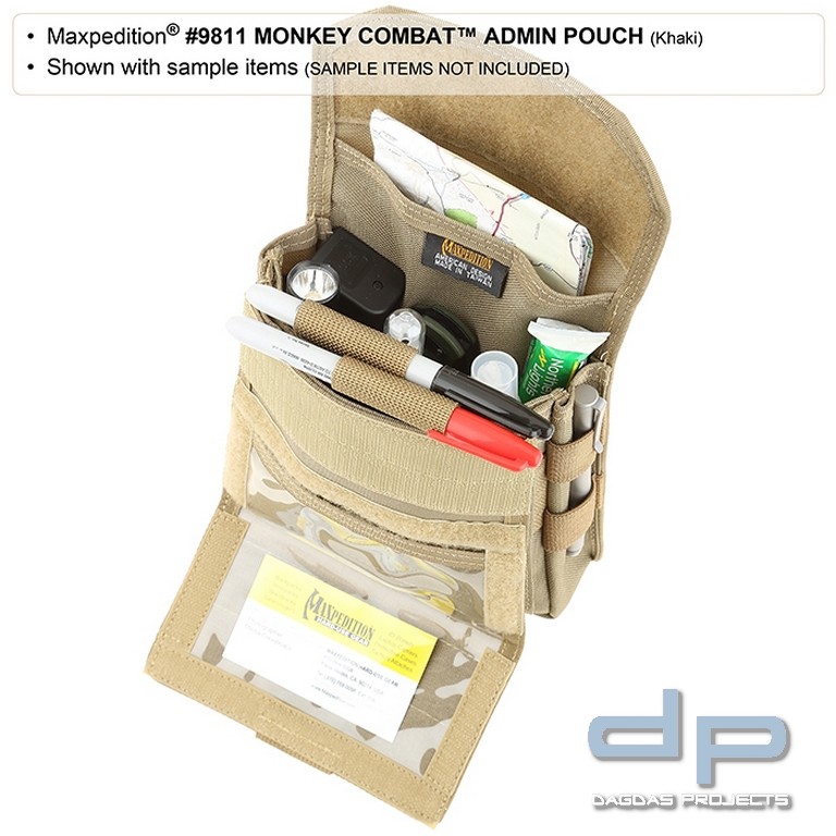 Maxpedition Monkey Combat Admin Pouch in verschiedenen Farben