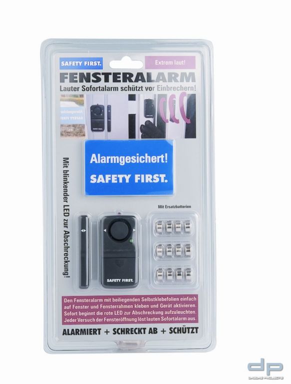 Fensteralarm Safety First in weiß