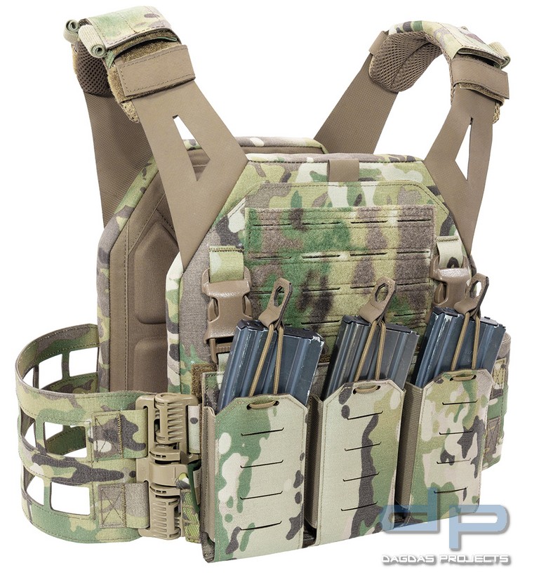 WAS Laser Cut Low Profile Plate Carrier V2