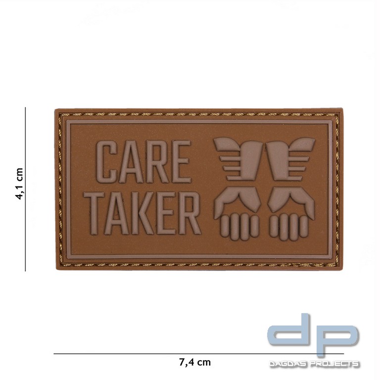 Emblem 3D PVC Care Taker coyote
