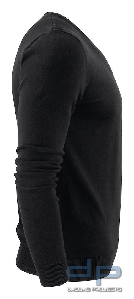 Herren Strickpullover V-Ausschnitt 100 % Baumwolle in verschiedenen Farben