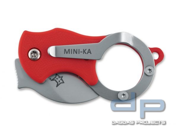 Fox Knives Mini-Ka Red Sandblasted