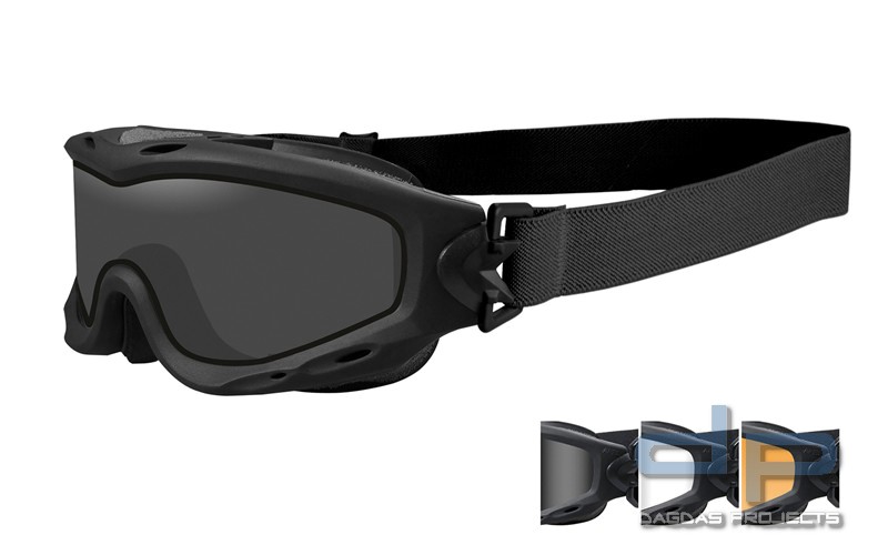 WILEY X SPEAR DUAL DOPPELGLAS SCHUTZBRILLE SMOKE/CLEAR/RUST in verschiedenen Farben