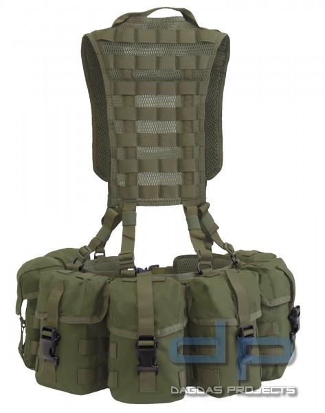 Warrior Patrol Belt Kit PBK (taktisches Gürtel Set) in dunkeloliv