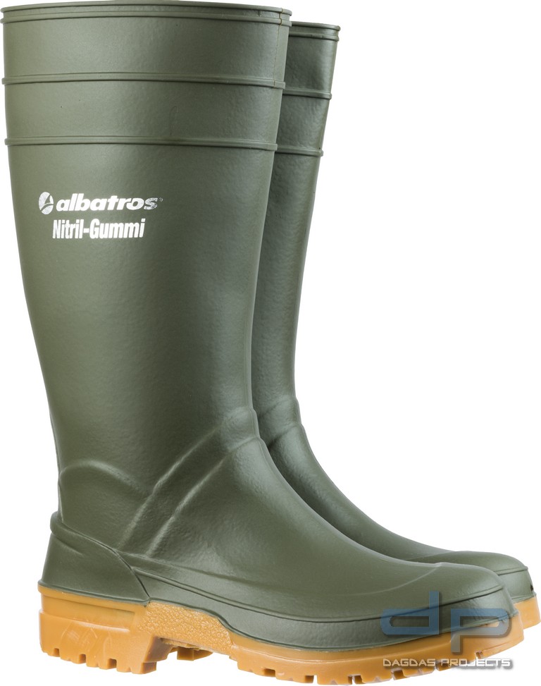 GUARDIAN HIGH GREEN // NITRILGUMMISTIEFEL