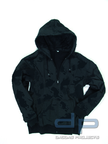 JOGGING-KAPUZENJACKE BLACK CAMO
