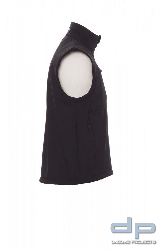 Payper Herren Weste ,,Bering'' in Schwarz und Dark Navy mit Aufdruck nach Wunsch