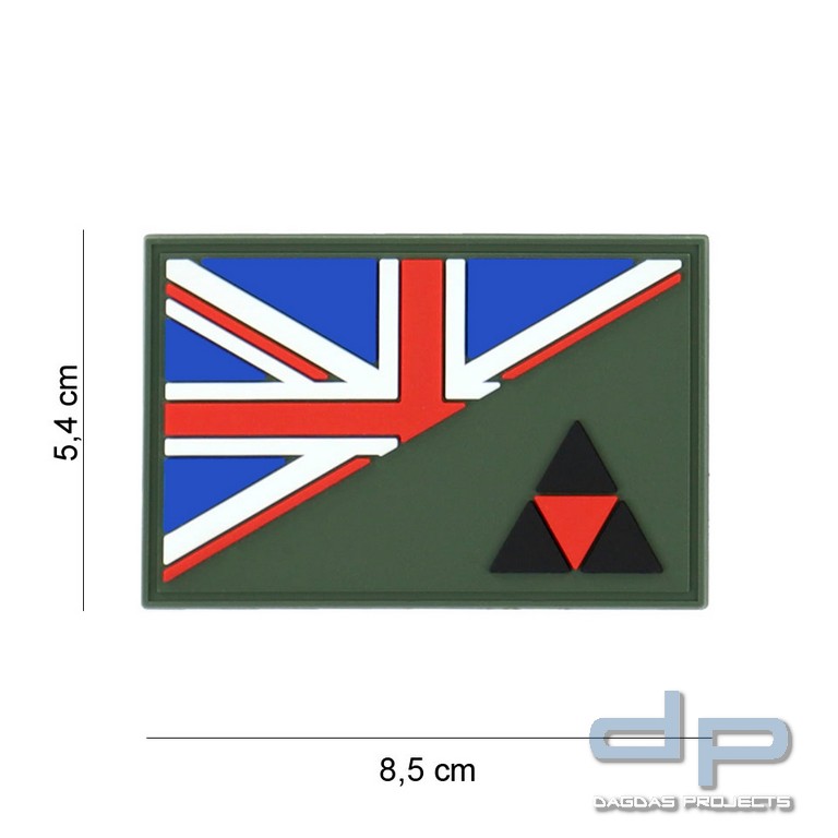Emblem 3D PVC Infantry halve flag