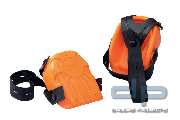 Knieschoner in Orange
