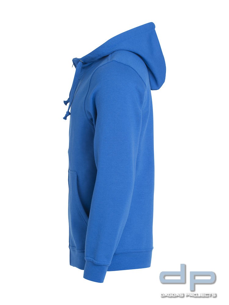 Basic Hoody Full zip Herren mit Wunschaufdruck Farbe Navy Größe M