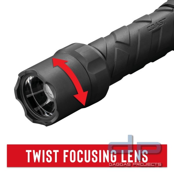 COAST POLYSTEEL® PS200 Taschenlampe (320 Lumen, IPX8)