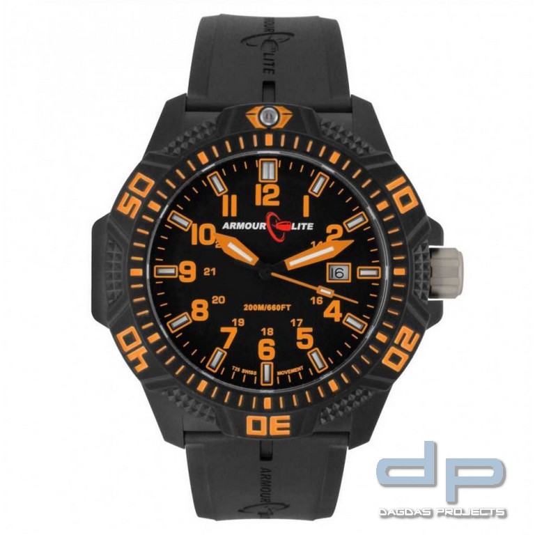 ArmourLite Tritium-Armbanduhr Caliber AL612, ø 47mm