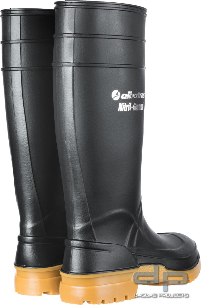GUARDIAN HIGH BLACK // NITRILGUMMISTIEFEL