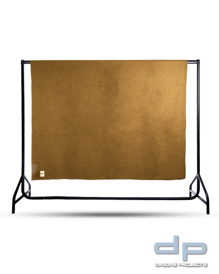 US G.I. WOOL BLANKET 175X150 CM LIGHT OD VPE 2