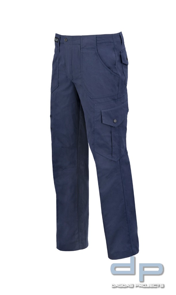 Herren Funktionshose Sommer in Marine mit Patch Polizei