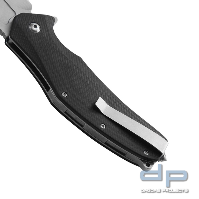 Einhandmesser mit Clip und Glaszertrümmerer