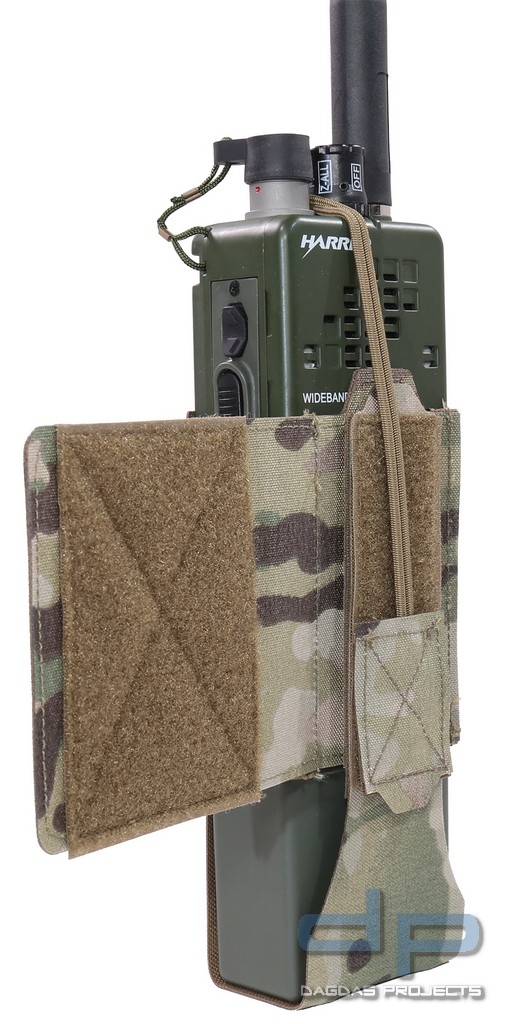 WAS Laser Cut Wing Velcro MBTIR Radio Pouch (Links)