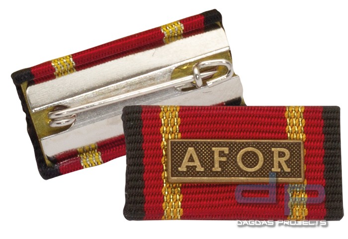 Bandschnalle Auslandseinsatz AFOR Bronze