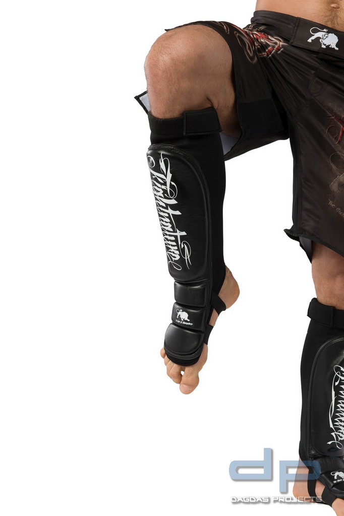 FIGHTNATURE Schienbein- und Spannschutz Leder