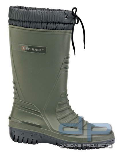 SPIRALE® PVC-Stiefel in Grün/Schwarz