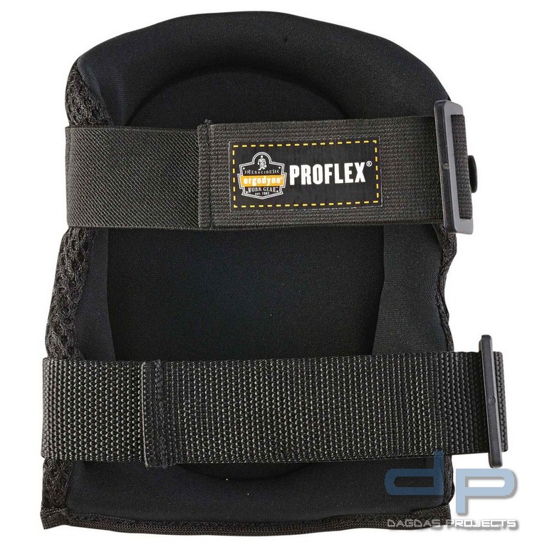 Ergodyne Gel-Kniepolster mit dünner Kappe Proflex 367 in schwarz
