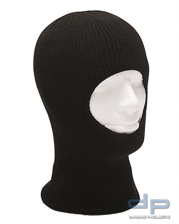 KOPFHAUBE BALACLAVA POLYACRYL OFFEN SCHWARZ VPE 24