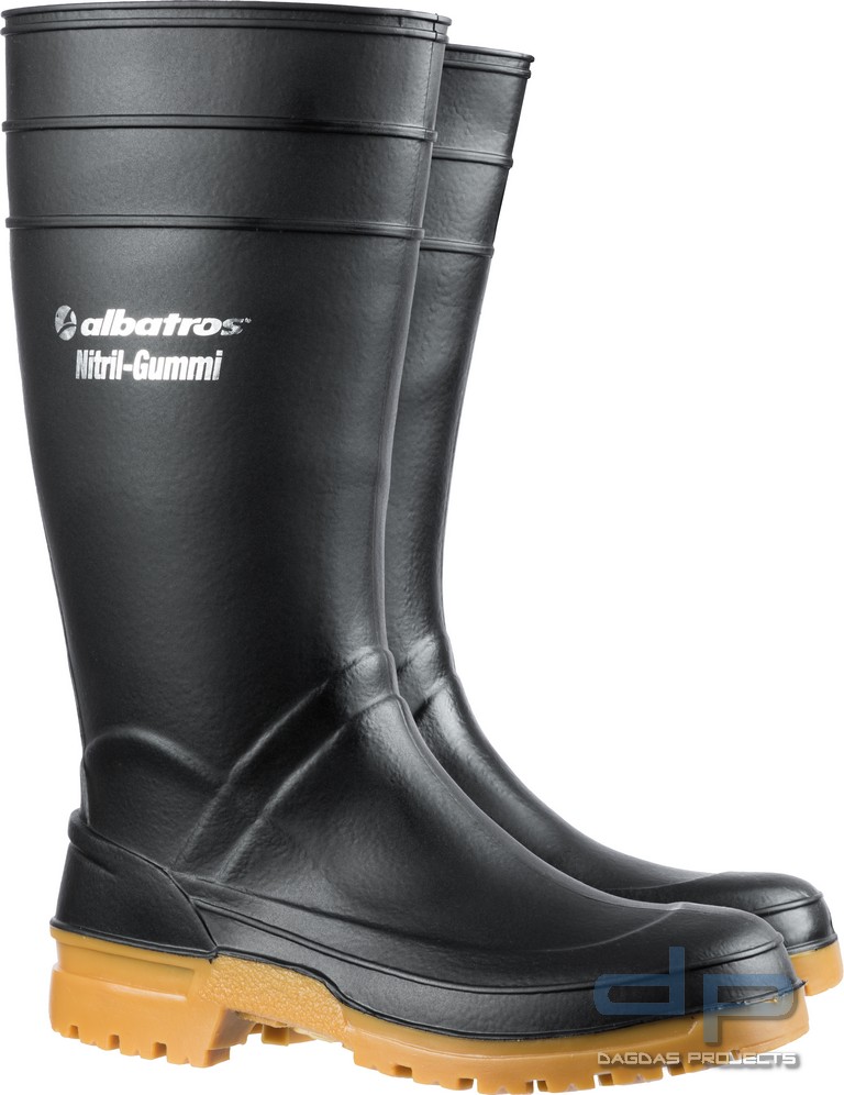 GUARDIAN HIGH BLACK // NITRILGUMMISTIEFEL