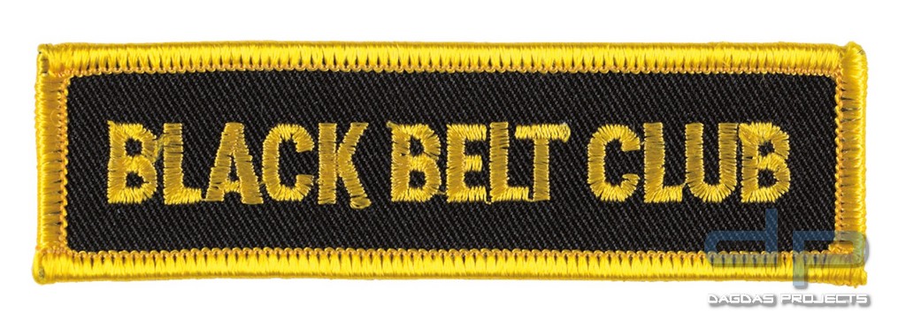 DANRHO Stickabzeichen Black Belt Club