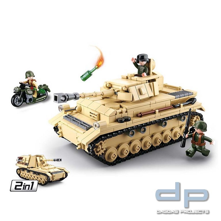 Sluban WWII German Tank M38-B0693 #16110