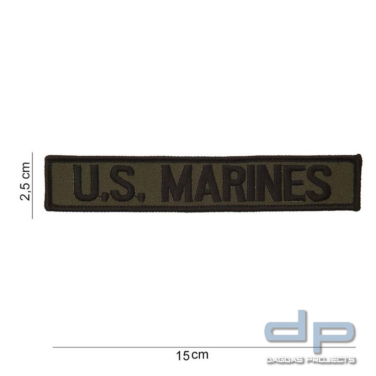 Emblem Stoff US Marines (streifen)