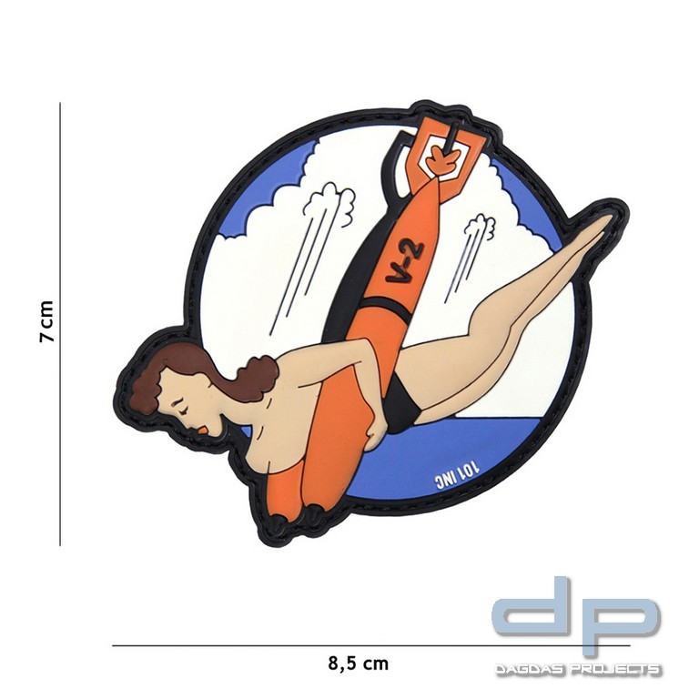 Emblem 3D PVC V-2 Bitch rot