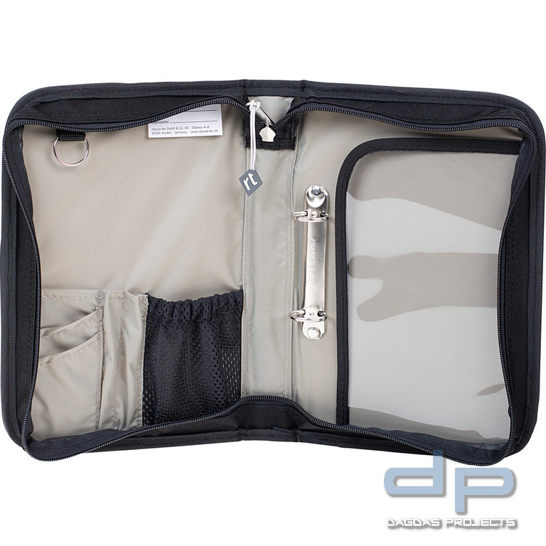 rescue-tec Fahrtenbuch Organizer DIN A5 hoch, Cordura in verschiedenen Farben