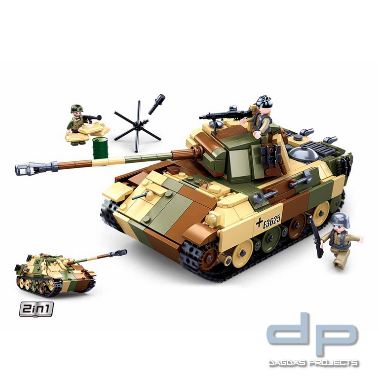 Sluban Medium German Tank M38-B0859 #16084